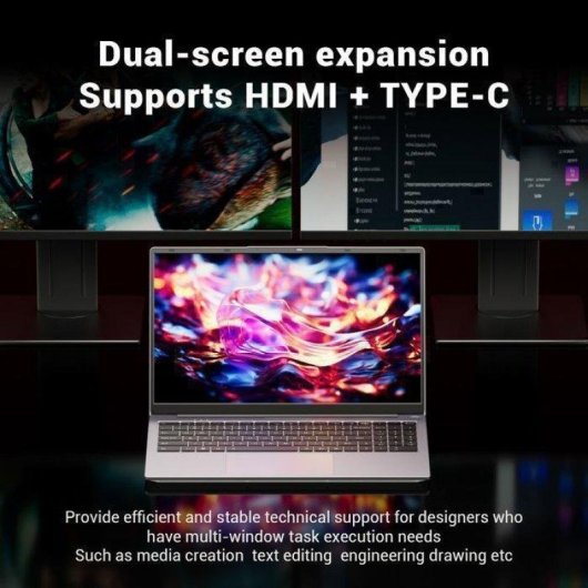 Laptop FIREBAT AS1 15.6" AMD Ryzen 5 7430U 16GB 512GB SSD Windows 11