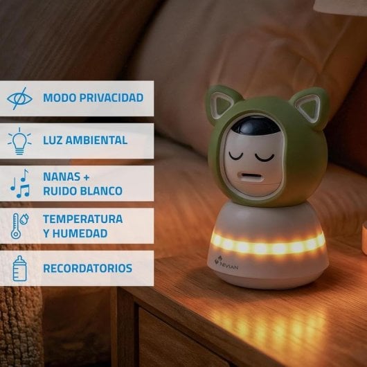Camera de surveillance Nivian NVS-IPC-BABYMONITOR 2K Vision Nocturne Interieure Audio bidirectionnel