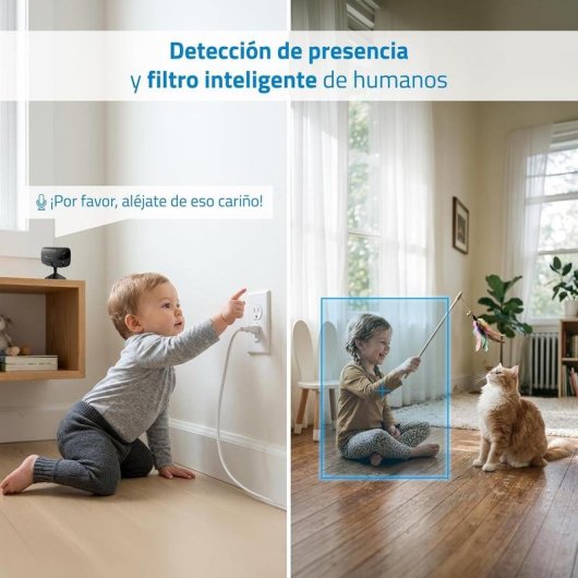 Câmera de vigilância Nivian NVS-IPC-I7-BAT-4G Quad HD Visão Noturna Interna IA Áudio Bidirecional