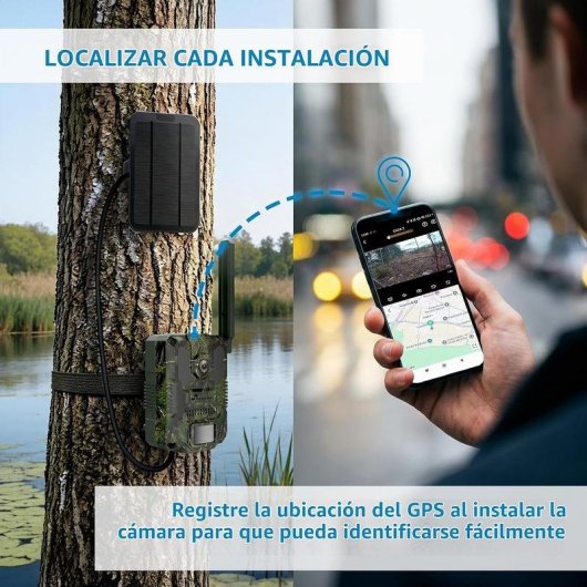 Câmera de vigilância NIVIAN NV-TRAILCAM FullHD Visão Noturna Externa IA Áudio Bidirecional