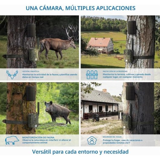 Câmera de vigilância NIVIAN NV-TRAILCAM FullHD Visão Noturna Externa IA Áudio Bidirecional