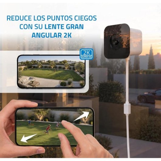 Câmera de vigilância Nivian NVS-IPC-I6-WINDOW FullHD Visão Noturna Interna e Externa IA