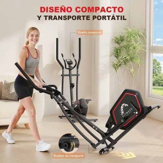 Bicicletta Ellittica HomeFitnessCode 10 kg volano 16 livelli resistenza
