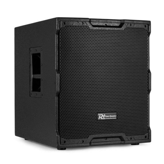 Subwoofer activo Power Dynamics 15" 900 W pico, XLR y RCA