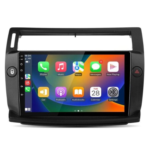 Autoradio JUNSUN Android15 4+64GB Carplay Wifi GPS Citroën C4