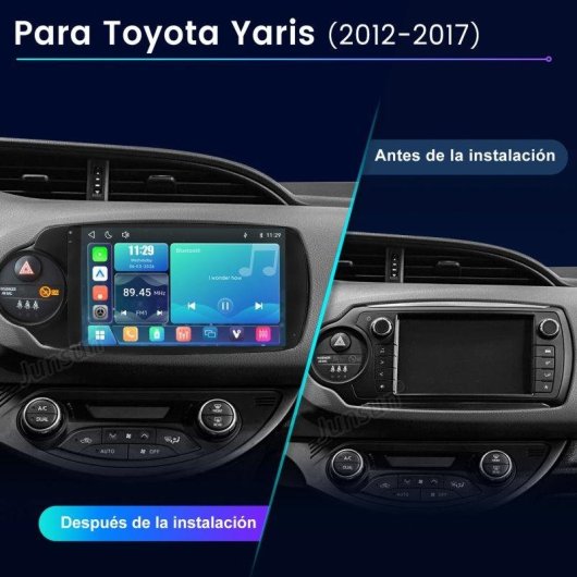 Autoradio JUNSUN 9p CarPlay Android Auto Toyota Yaris