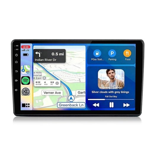 Autoradio Android JUNSUN Android15 4 Go + 64 Go CarPlay SWC DAB+ Wifi