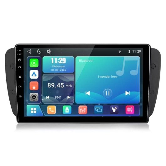 Autoradio JUNSUN 9'' CarPlay Android Auto Seat Ibiza 6J
