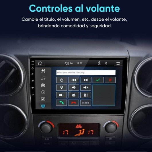 Autoradio JUNSUN 9'' Carplay Android Auto SWC BT