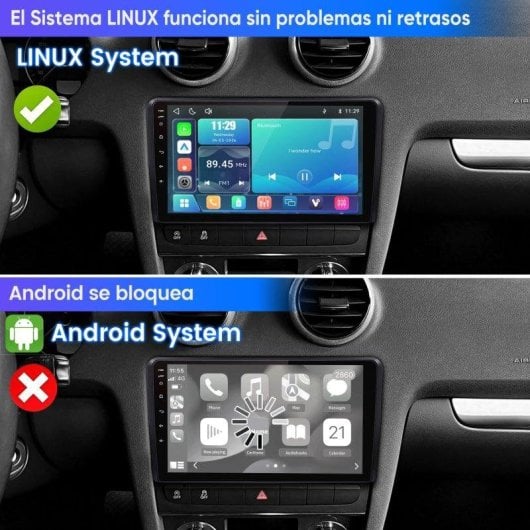 Autoradio JUNSUN Audi A3 8P 8V Carplay Android Auto