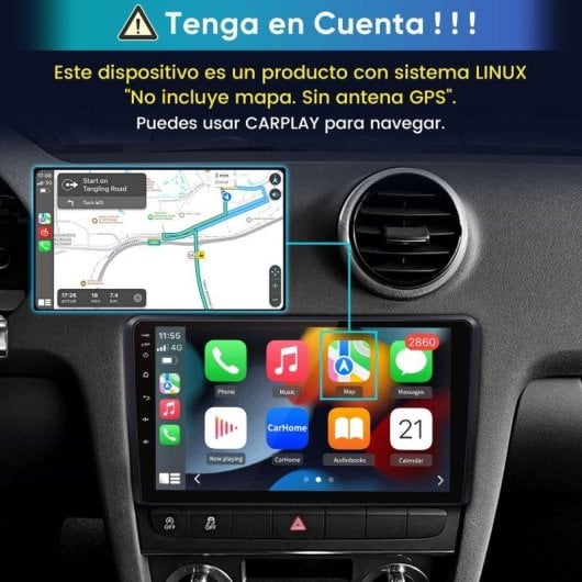 Autoradio JUNSUN Audi A3 8P 8V Carplay Android Auto