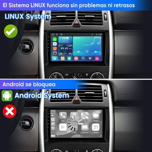 Autoradio 2DIN JUNSUN 9'' Carlay Android Auto BT CarPlay AirPlay