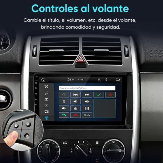 Autoradio 2DIN JUNSUN 9'' Carlay Android Auto BT CarPlay AirPlay