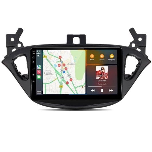 Autoradio JUNSUN 9 pouces CarPlay Android Auto Bluetooth SWC