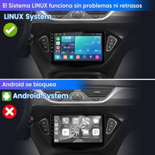 Autoradio JUNSUN 9 pouces CarPlay Android Auto Bluetooth SWC