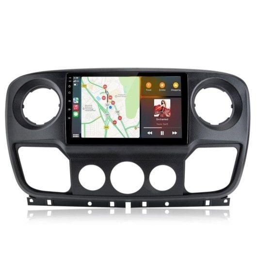 Autoradio CarPlay Android Auto JUNSUN Renault Master III Opel Movano NV400 SWC BT