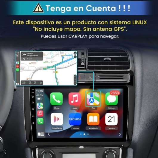 Autoradio JUNSUN Polo VW CarPlay Android Auto