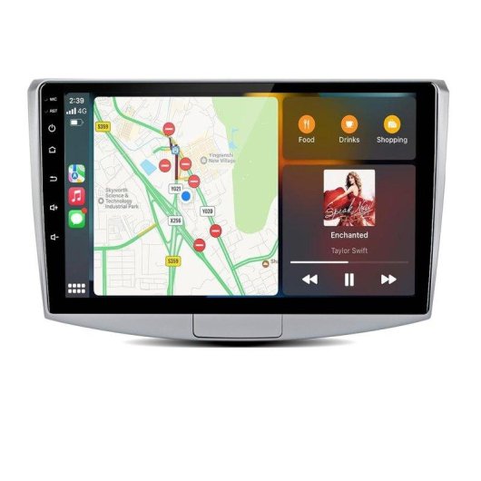Autoradio JUNSUN 10'' Carplay Android Auto VW Passat B7 CC