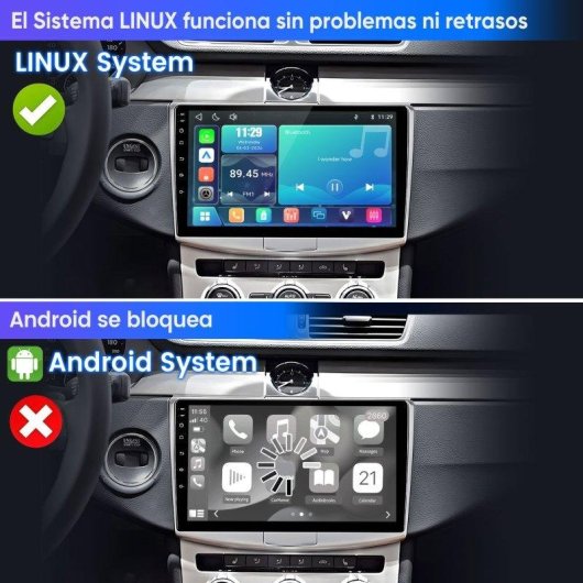 Autoradio JUNSUN 10'' Carplay Android Auto VW Passat B7 CC