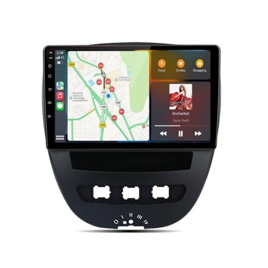 Autoradio JUNSUN 10'' CarPlay Android Auto Toyota Aygo/C1/107