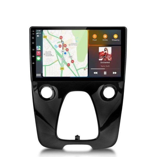 Autoradio JUNSUN 10'' CarPlay Android Auto Citroen C1