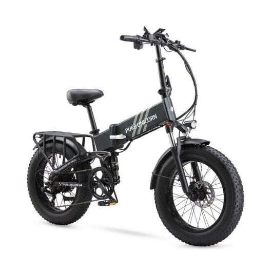 Bicicleta Elétrica PURE UNICORN U4 1000W 48V 15Ah 20x4.0 dobrável