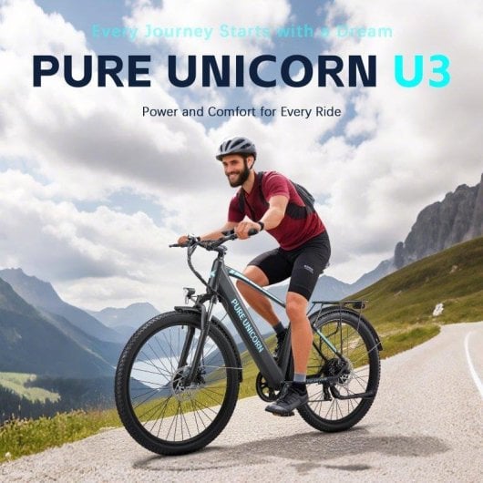 Velo electrique Pure Unicorn U3 750W 48V 12,8Ah