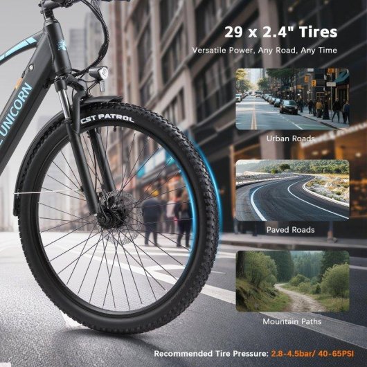 Velo electrique Pure Unicorn U3 750W 48V 12,8Ah