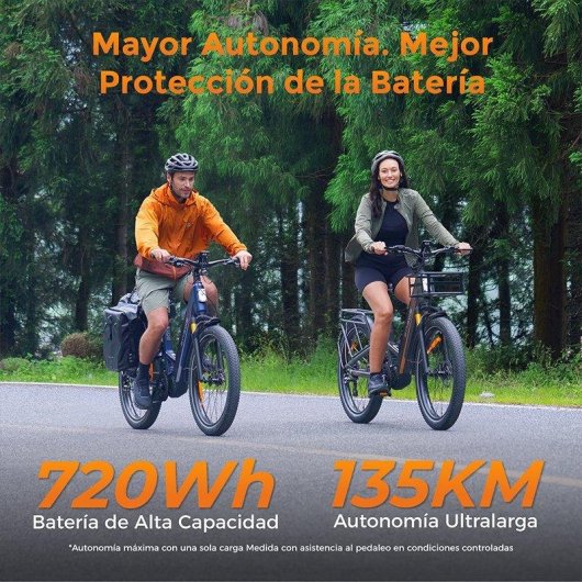 Bicicleta Eléctrica ENGWE E26 3.0 Pro 26" Azul Motor Central 250 W 100 Nm