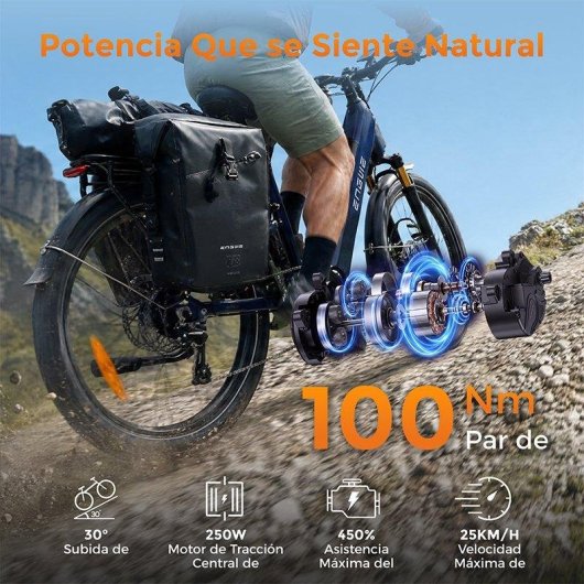Bicicleta Eléctrica ENGWE E26 3.0 Pro 26" Motor Central 100 Nm 135 km