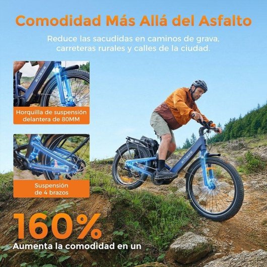 Bicicleta Eléctrica ENGWE E26 3.0 Pro 26" Motor Central 100 Nm 135 km