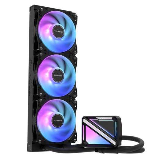 Refrigeración Líquida TCOMAS LE200 360 mm 3 ventiladores ARGB con pantalla