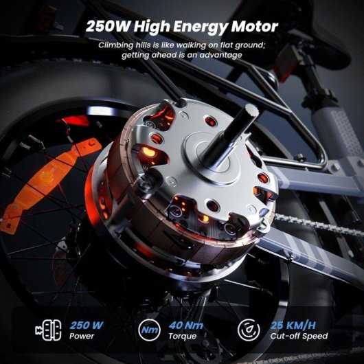 Vélo électrique iScooter EB8 moteur 250W batterie 48V 15Ah autonomie 144km
