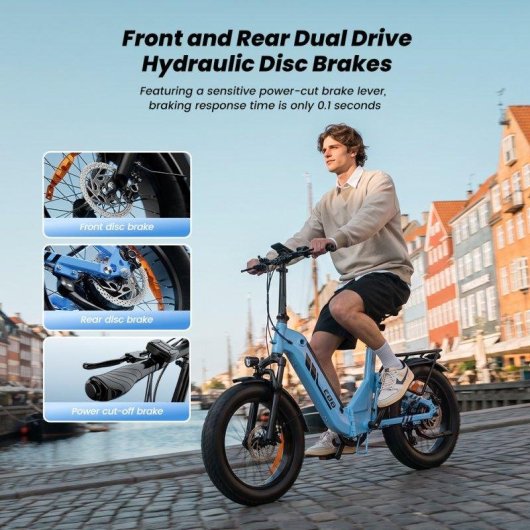 Velo electrique iScooter EB8 250 W 48 V 15 Ah