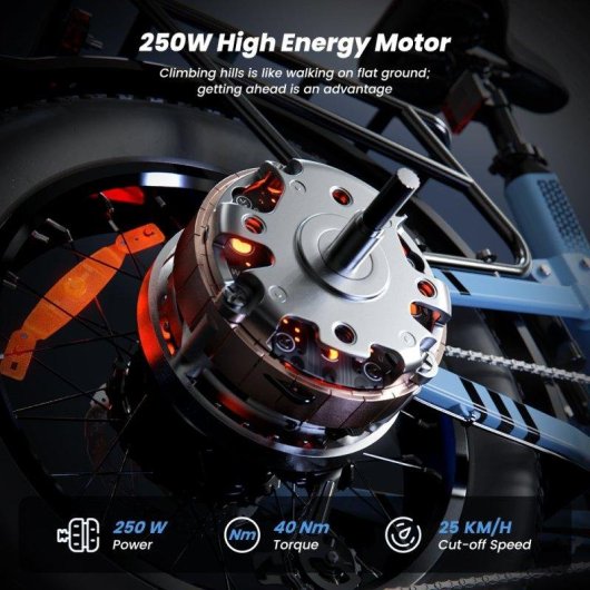 Velo electrique iScooter EB8 250 W 48 V 15 Ah