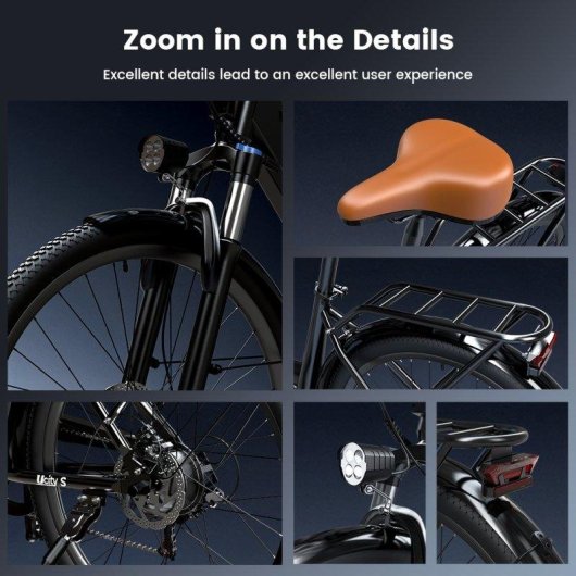 Bicicleta Eléctrica iScooter Ucity S 26" Motor 250 W Batería 36 V 13 Ah