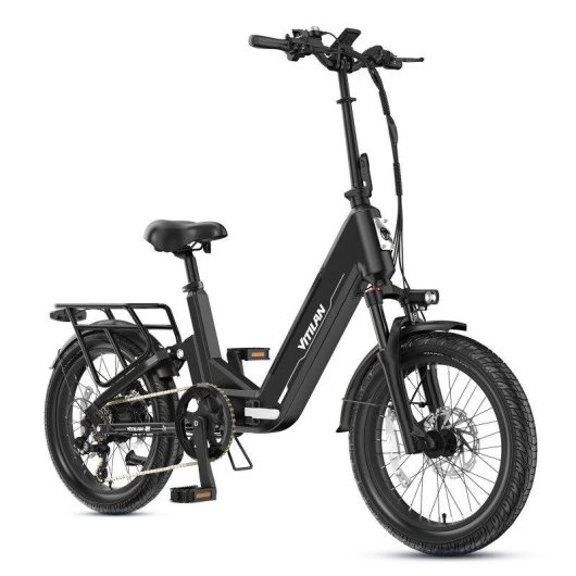 Velo electrique Vitilan U9 pliable 500 W 48 V 15 Ah noir
