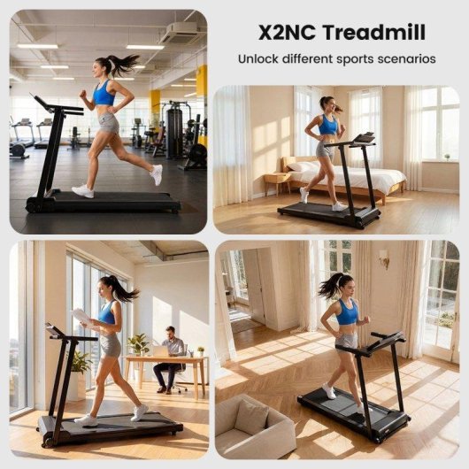 Cinta de correr plegable Formill X2NC Motor 2,5 CV 1-12 km/h 120 kg