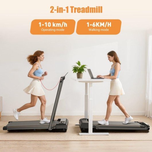 Cinta de correr Formill FT51 Plegable 2,5 HP 1-10 km/h 120 kg Pantalla LED
