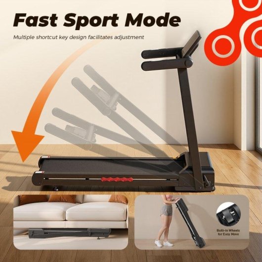 Cinta de correr Formill FT62 Plegable 4 CV 16 km/h Inclinación 18 %