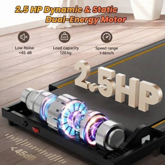 Cinta de Correr Formill JT31 Motor 2,5 HP Inclinación 15° Pantalla LED Control Remoto
