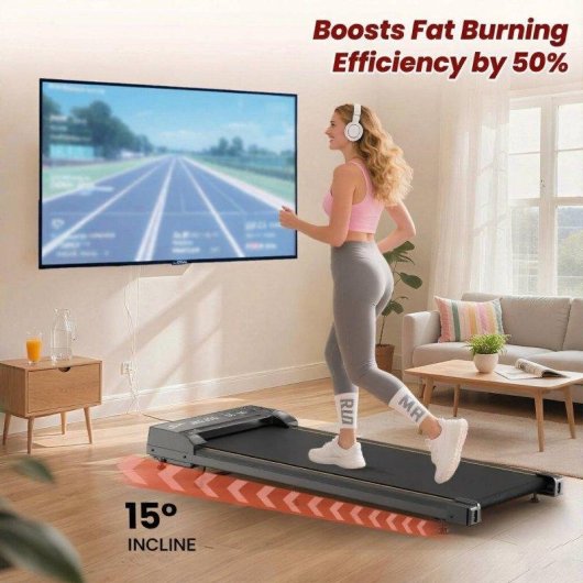 Cinta de Correr Formill JT31 Motor 2,5 HP Inclinación 15° Pantalla LED Control Remoto