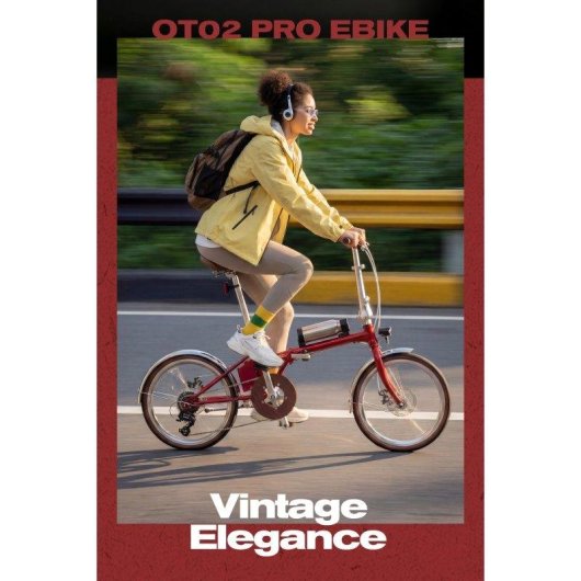 Velo electrique pliant OneSport OT02 Pro 250 W 36 V 5,2 Ah