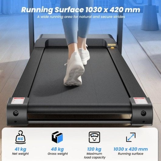 Cinta de correr Formill FT60 Plegable 14 km/h Inclinación 15% 12 Programas