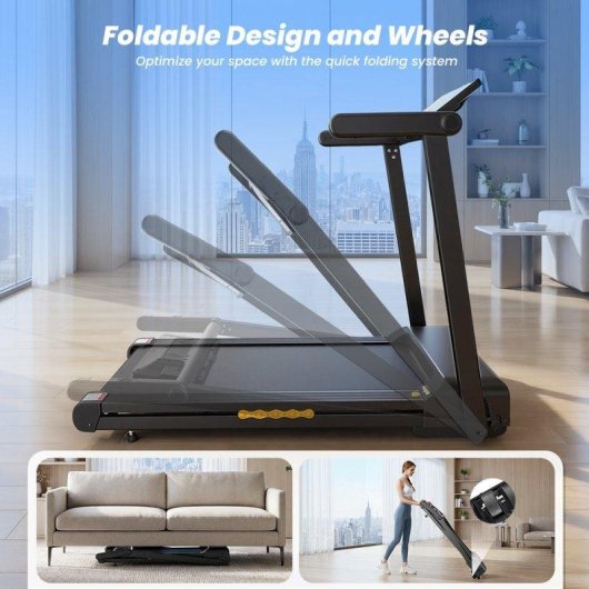 Cinta de correr Formill FT60 Plegable 14 km/h Inclinación 15% 12 Programas