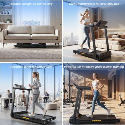 Cinta de correr Formill FT60 Plegable 14 km/h Inclinación 15% 12 Programas