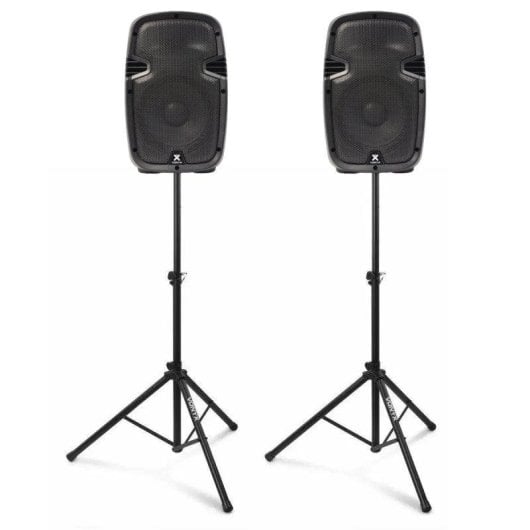 Altavoces Vonyx SPJ-800A Activos 8" 2 x 100W con Soportes