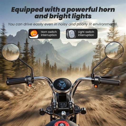 Moto Eléctrica iScooter Y18 2000W 48V 20Ah 55 km/h Autonomía 90 km