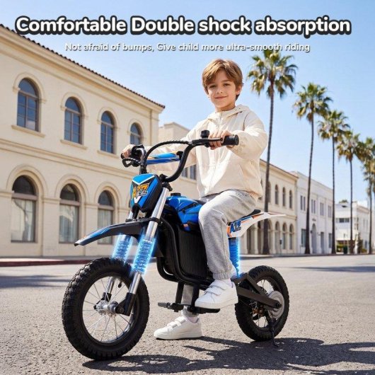 Moto Eléctrica iScooter A12 36V 4,5Ah 350W 3 Velocidades 25 km/h Azul