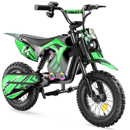 Motocicleta Eléctrica Infantil iScooter A14 500 W 27 km/h 14" Verde